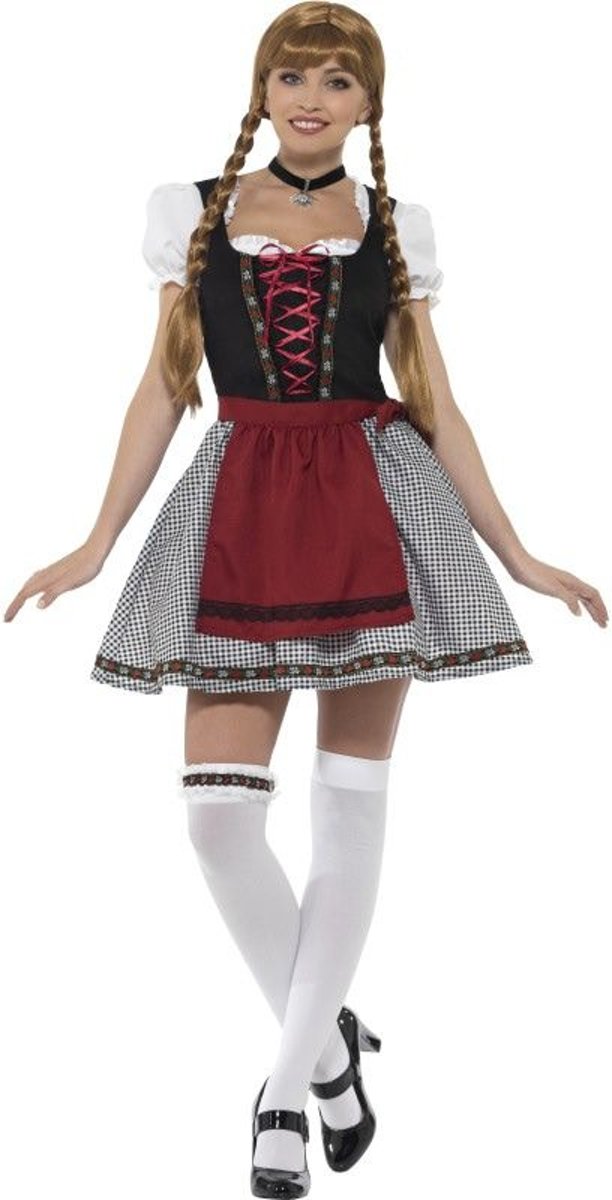 Boeren Tirol & Oktoberfest Kostuum | Fraulein Frohlich Dirndl | Vrouw | Large | Bierfeest | Verkleedkleding